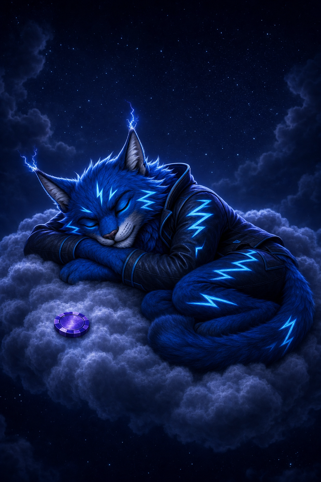 Storm the lynx asleep on a cloud until the next daily bonus